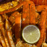 Flaming Crab Cajun Seafood inside