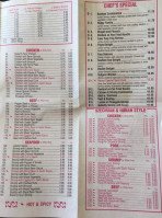 Great Wall menu