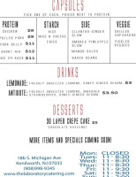 Urban Foodie Catering menu
