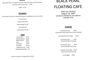 Black Pearl Floating Cafe inside