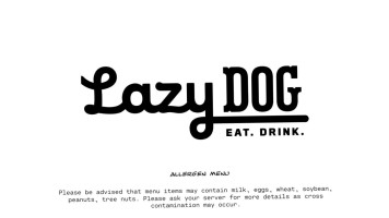 Lazy Dog Restaurant Bar food