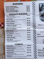 Kay Burger Management menu