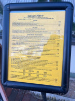 Indian American Cafe menu