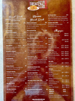 Cleveland Breakfast Club menu