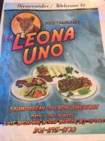 La Leona menu