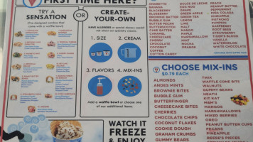 Sub Zero Nitrogen Ice Cream Front Street food