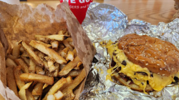 Five Guys Burgers Fries food