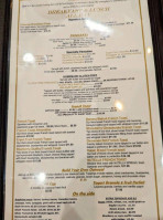 Grace's Cafe menu