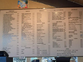 Baldemiro's Taco Shop menu