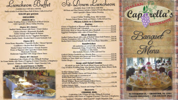 Caporella's menu