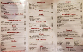 Old Stage Grill Incorporated menu