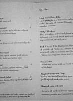 Alder Wood Bistro And Wood-fired Pizza menu