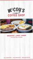 Mccoy's Coffee Shop Selma menu