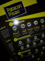 Patacon Pisao Truck menu