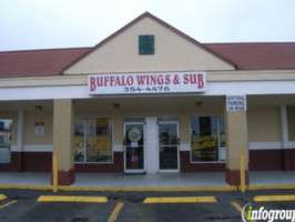 Buffalo Wings Subs menu