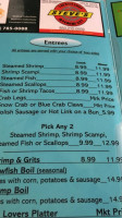 Simply Seafood Market Oyster menu