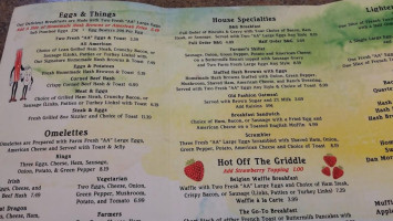 Gary's menu