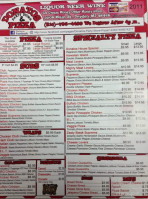 Tonelli's Pizza menu