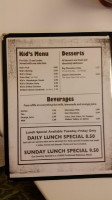 Gallagher's Family menu