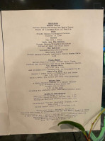 Ambler Vegan menu