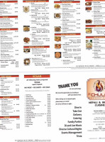 Chulo and Bar menu