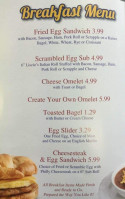 Horsham menu