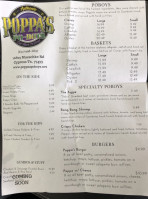 Poppa’s Poboys menu