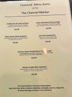 Channel Marker menu