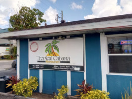 Tropical Cabana outside