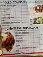 Sabor A Mexico menu