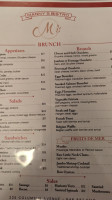 Bistro Cassis menu