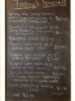 Scotto Crimani Pizza menu