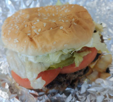 Five Guys Burgers Fries food