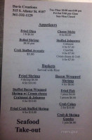 Frankie's Seafood Spot menu