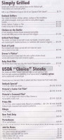 Outback Steakhouse menu