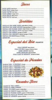 Mystic Xela Restaurant Sport Bar menu