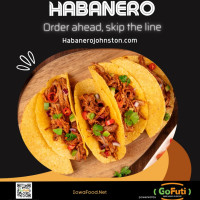Habanero Mexican food