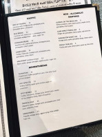 Koko's Bartini menu