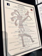 Koko's Bartini menu