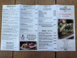 Greentruth Plant-based Kitchen menu