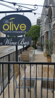 We Olive Wine outside