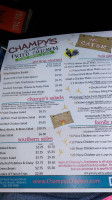 Champy's Famous Fried Chicken menu