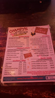 Champy's Famous Fried Chicken menu