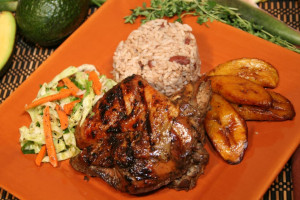 Jerkq'zine Caribbean Grille food