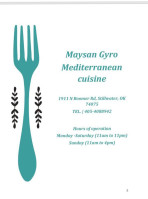 Maysan Gyro food