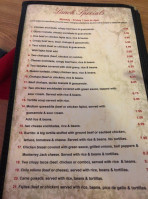 Eduardo's Mexican menu