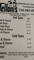 Melloni's Meats And Catering menu