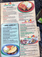 Marimba Mexican menu