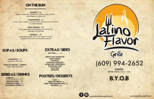 Latino Flavor Grille menu