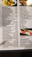 Super Sushi menu